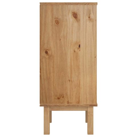 VidaXL Komoda z szufladami z szufladą OTTA Czarny 45 x 39 x 90 cm