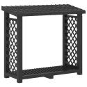 VidaXL Stojak na drewno kominkowe antracytowy 114 x 46 x 101 cm PP