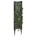 VidaXL Trellis z gwoździem antracytowy 43 x 6 x 165 cm PP