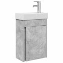 JEDNOSTKA TOALETOWA Z KRANEM BETONOWY SZARA 40,5X22,5X62CM