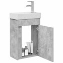 JEDNOSTKA TOALETOWA Z KRANEM BETONOWY SZARA 40,5X22,5X62CM