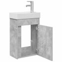 JEDNOSTKA TOALETOWA Z KRANEM BETONOWY SZARA 40,5X22,5X62CM