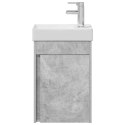 JEDNOSTKA TOALETOWA Z KRANEM BETONOWY SZARA 40,5X22,5X62CM