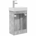 JEDNOSTKA TOALETOWA Z KRANEM BETONOWY SZARA 40,5X22,5X62CM