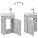 JEDNOSTKA TOALETOWA Z KRANEM BETONOWY SZARA 40,5X22,5X62CM