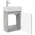 JEDNOSTKA TOALETOWA Z KRANEM BETONOWY SZARA 45,5X22,5X84CM