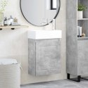 JEDNOSTKA TOALETOWA Z KRANEM BETONOWY SZARA 45,5X22,5X84CM