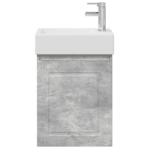 JEDNOSTKA TOALETOWA Z KRANEM BETONOWY SZARA 45,5X22,5X84CM
