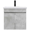 JEDNOSTKA TOALETOWA Z KRANEM BETONOWY SZARA 61X40X74,5CM