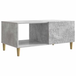 VidaXL Stolik kawowy Betonowy szary 90 x 50 x 40 cm