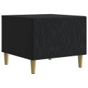 VidaXL Stolik kawowy Czarny 50 x 49 x 40 cm Drewno inżynieryjne