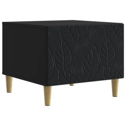 VidaXL Stolik kawowy Czarny 50 x 49 x 40 cm Drewno inżynieryjne