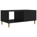 VidaXL Stolik kawowy Czarny 90 x 50 x 40 cm Drewno inżynieryjne
