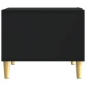 VidaXL Stolik kawowy Czarny 90 x 50 x 40 cm Drewno inżynieryjne