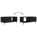 VidaXL Stolik kawowy Czarny 90 x 50 x 40 cm Drewno inżynieryjne