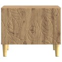 VidaXL Stolik kawowy Dąb artisan 50 x 49 x 40 cm Drewno inżynieryjne