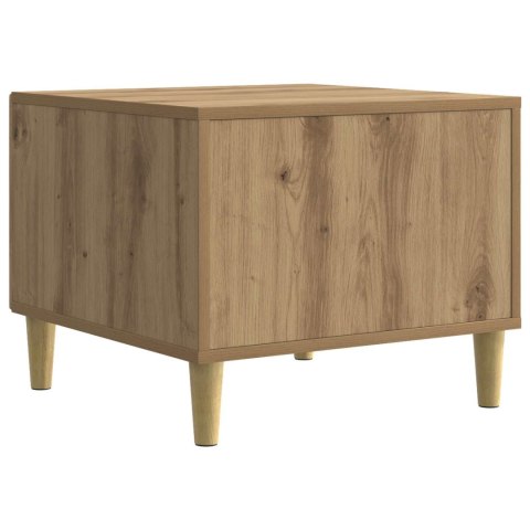 VidaXL Stolik kawowy Dąb artisan 50 x 49 x 40 cm Drewno inżynieryjne