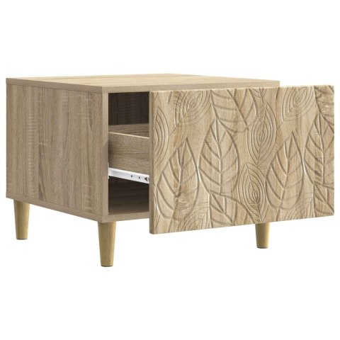 VidaXL Stolik kawowy dąb Sonoma 50 x 49 x 40 cm Drewno inżynieryjne