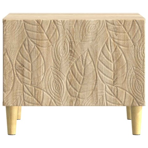 VidaXL Stolik kawowy dąb Sonoma 50 x 49 x 40 cm Drewno inżynieryjne