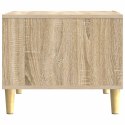 VidaXL Stolik kawowy dąb Sonoma 50 x 49 x 40 cm Drewno inżynieryjne