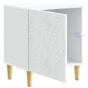 VidaXL Stolik nocny 2 pcs Biały 43 x 34,5 x 50 cm Drewno inżynieryjne