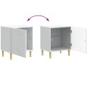 VidaXL Stolik nocny 2 pcs Biały 43 x 34,5 x 50 cm Drewno inżynieryjne
