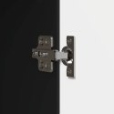 VidaXL Stolik nocny 2 pcs Czarny 43 x 34,5 x 50 cm Drewno inżynieryjne