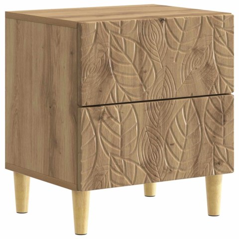 VidaXL Stolik nocny 2 pcs Dąb artisan 43 x 34,5 x 48 cm