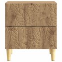 VidaXL Stolik nocny 2 pcs Dąb artisan 43 x 34,5 x 48 cm