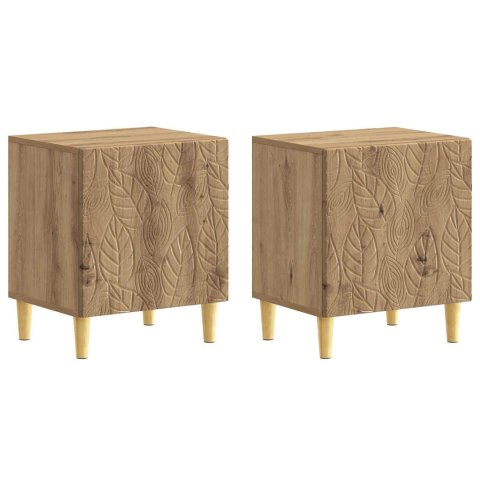 VidaXL Stolik nocny 2 pcs Dąb artisan 43 x 34,5 x 50 cm