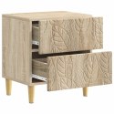 VidaXL Stolik nocny 2 pcs dąb Sonoma 43 x 34,5 x 48 cm