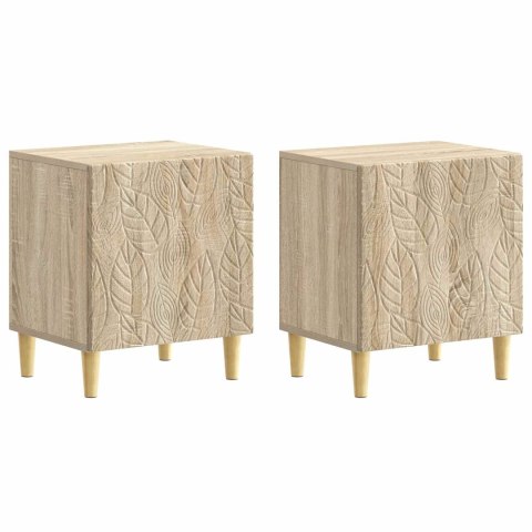 VidaXL Stolik nocny 2 pcs dąb Sonoma 43 x 34,5 x 50 cm