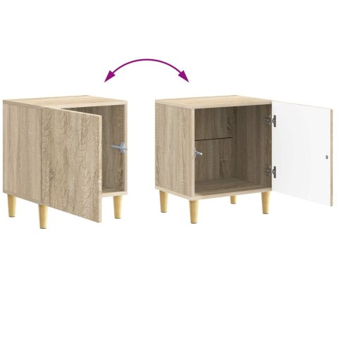 VidaXL Stolik nocny 2 pcs dąb Sonoma 43 x 34,5 x 50 cm