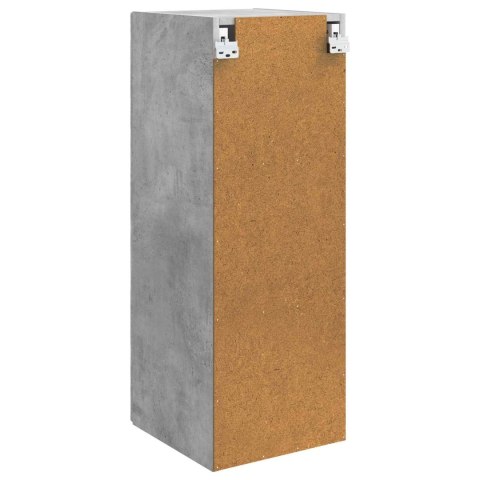 VidaXL Szafka ścienna Betonowy szary 33 x 34,5 x 90 cm