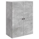 VidaXL Szafka ścienna Betonowy szary 66 x 34,5 x 90 cm