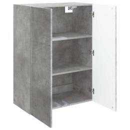 VidaXL Szafka ścienna Betonowy szary 66 x 34,5 x 90 cm