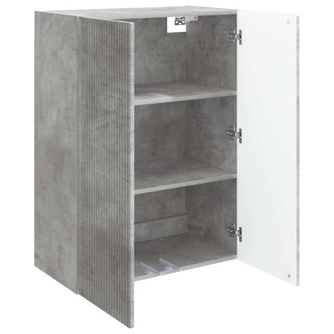 VidaXL Szafka ścienna Betonowy szary 66 x 34,5 x 90 cm