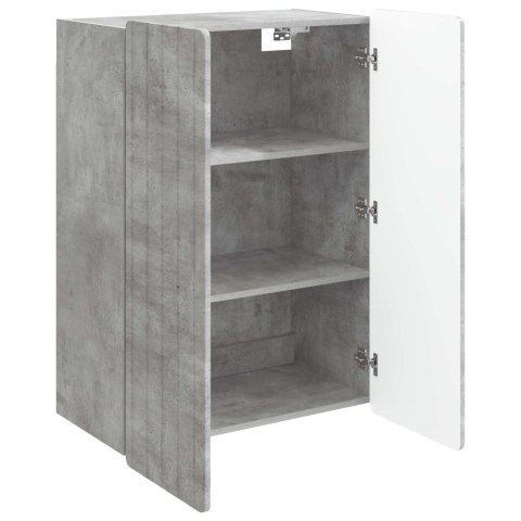 VidaXL Szafka ścienna Betonowy szary 66 x 34,5 x 92 cm