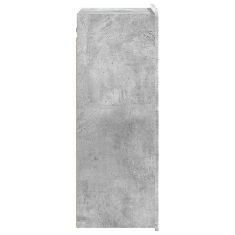 VidaXL Szafka ścienna Betonowy szary 66 x 34,5 x 92 cm
