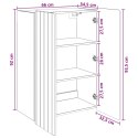 VidaXL Szafka ścienna Betonowy szary 66 x 34,5 x 92 cm
