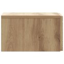 VidaXL Stolik boczny montowany na ścianie 2 pcs Dąb artisan
