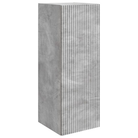VidaXL Szafka ścienna Betonowy szary 33 x 34,5 x 90 cm