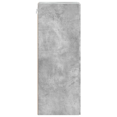 VidaXL Szafka ścienna Betonowy szary 33 x 34,5 x 90 cm