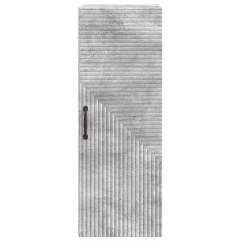 VidaXL Szafka ścienna Betonowy szary 33 x 34,5 x 90 cm