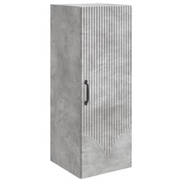 VidaXL Szafka ścienna Betonowy szary 33 x 34,5 x 90 cm