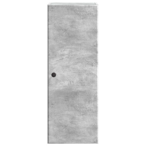 VidaXL Szafka ścienna Betonowy szary 33 x 34,5 x 90 cm