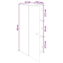 VidaXL Szafka ścienna Betonowy szary 33 x 34,5 x 90 cm