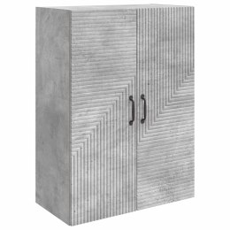 VidaXL Szafka ścienna Betonowy szary 66 x 34,5 x 90 cm