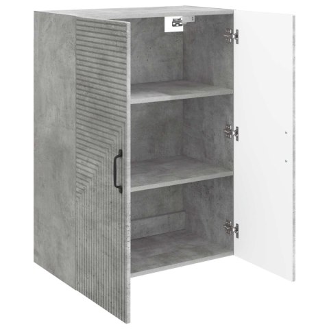 VidaXL Szafka ścienna Betonowy szary 66 x 34,5 x 90 cm