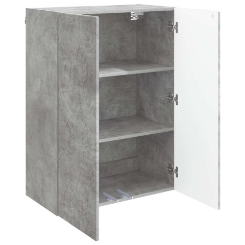VidaXL Szafka ścienna Betonowy szary 66 x 34,5 x 90 cm